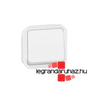   Legrand Plexo 55 váltókapcsoló ellenőrzőfénnyel 10A, fehér, Legrand 069612L