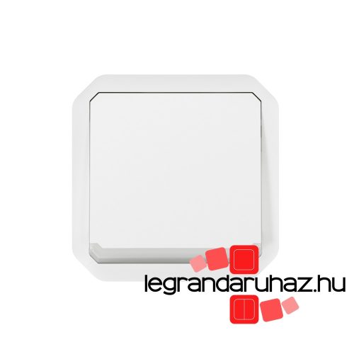 Legrand Plexo 55 váltóérintkezős nyomó jelzőfénnyel 10A, fehér, Legrand 069616L
