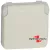 Legrand Plexo 55 2P+F aljzat csapófedéllel, csavaros, fehér, Legrand 069639