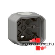   Legrand Plexo 55 falon kívüli 1-es doboz, membrános, szürke, Legrand 069651L