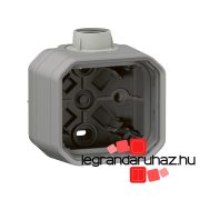   Legrand Plexo 55 falon kívüli 1-es doboz, PG16 tömszelencével, szürke, Legrand 069652L
