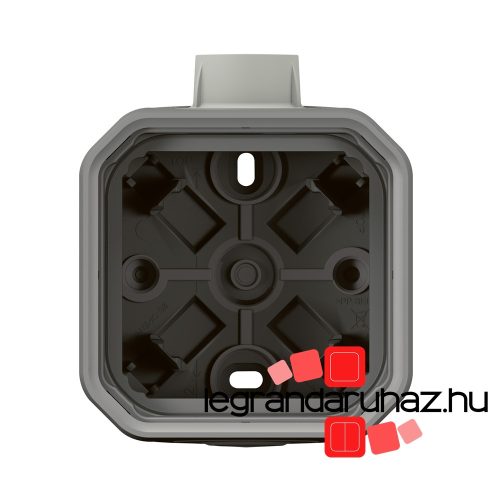 Legrand Plexo 55 falon kívüli 1-es doboz, PG16 tömszelencével, szürke, Legrand 069652L