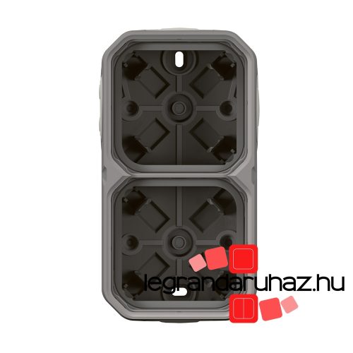 Legrand Plexo 55 falon kívüli 2-es doboz, membrános, szürke, Legrand 069672L