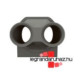Legrand Plexo 55 tömszelence 2 bemenettel ISO20, antracit, Legrand 069673L