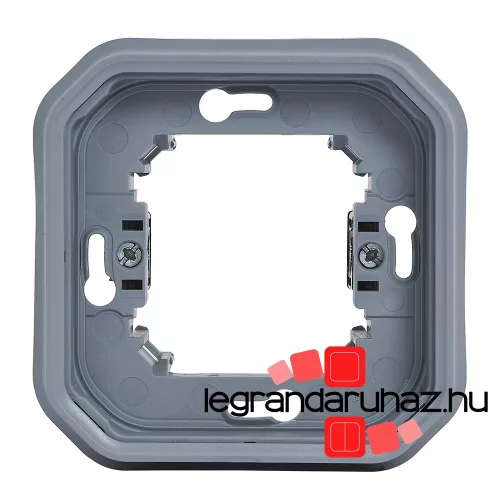 Legrand Plexo 55 egyes keret körmökkel, szürke, Legrand 069682L