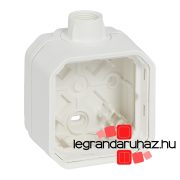   Legrand Plexo 55 falon kívüli 1-es doboz, ISO20 tömszelencével, fehér, Legrand 069686L