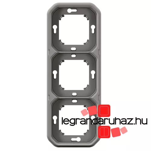 Legrand Plexo 55 hármas keret, szürke, Legrand 069687L