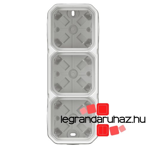 Legrand Plexo 55 falon kívüli 3-as doboz, membrános, fehér, Legrand 069688L