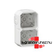   Legrand Plexo 55 falon kívüli 2-es doboz, membrános, fehér, Legrand 069690L