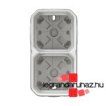 Legrand Plexo 55 falon kívüli 2-es doboz, membrános, fehér, Legrand 069690L