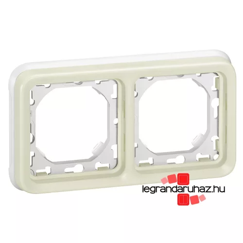 Legrand Plexo 55 süllyesztett keret 2-es vízszintes, fehér, Legrand 069694