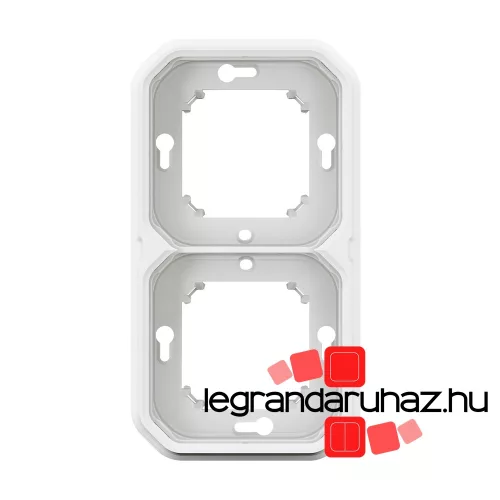 Legrand Plexo 55 kettes keret, fehér, Legrand 069694L