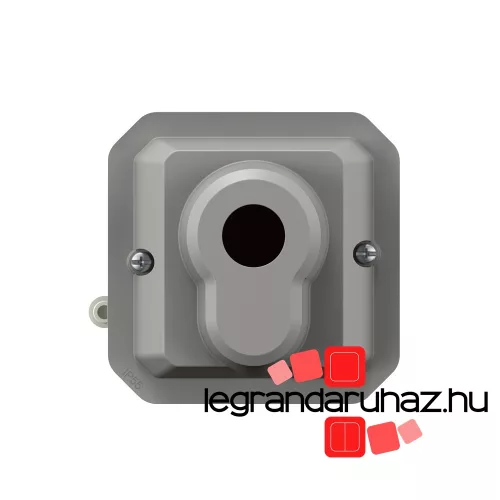 Legrand Plexo 55 kulcsos kapcsoló 2 állású - kulcs nélkül, szürke, Legrand 069706L