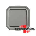 Legrand Plexo 55 falon kívüli váltókapcsoló 10A, összeszerelt, szürke, Legrand 069711L