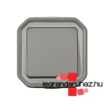 Legrand Plexo 55 falon kívüli egypólusú nyomó 10A, összeszerelt, szürke, Legrand 069720L