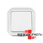 Legrand Plexo 55 falon kívüli váltókapcsoló 10A, összeszerelt, fehér, Legrand 069751L