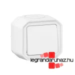 Legrand Plexo 55 falon kívüli egypólusú nyomó 10A, összeszerelt, fehér, Legrand 069760L
