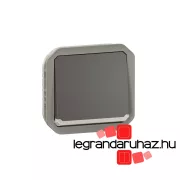   Legrand Plexo 55 váltókapcsoló ellenőrzőfénnyel 10A, antracit, Legrand 069802L