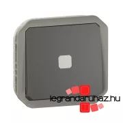   Legrand Plexo 55 időzítőkapcsoló jelzőfénnyel, antracit, Legrand 069804L
