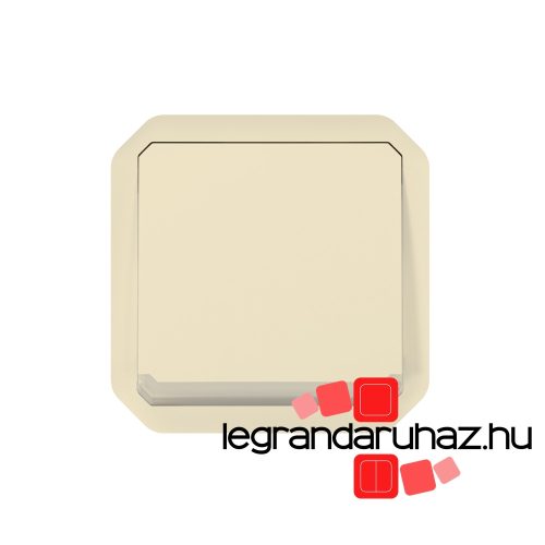 Legrand Plexo 55 váltóérintkezős nyomó jelzőfénnyel 10A, elefántcsont, Legrand 069826L