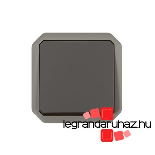 Legrand Plexo 55 kétpólusú kapcsoló 10A, antracit, Legrand 069827L
