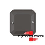 Legrand Plexo 55 vakfedél, antracit, Legrand 069837L