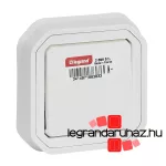 Legrand Plexo 55 süllyesztett váltókapcsoló 10A, összeszerelt, fehér, Legrand 069851L