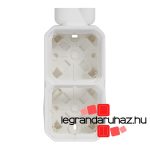 Legrand Plexo 55 falon kívüli függőleges 2-es doboz 2 bemenettel, membrános, fehér, Legrand 069866L