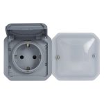 Legrand Plexo 55 Netatmo intelligens csatlakozóaljzat 16A, szürke, Legrand 069877L