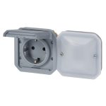 Legrand Plexo 55 Netatmo intelligens csatlakozóaljzat 16A, szürke, Legrand 069877L