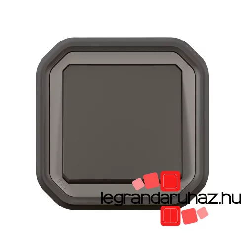 Legrand Plexo 55 süllyesztett váltókapcsoló 10A, összeszerelt, antracit, Legrand 069881L