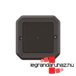 Legrand Plexo 55 Netatmo intelligens egypólusú kapcsoló / fényerőszabályzó, antracit, Legrand 069896L