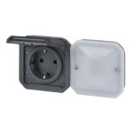 Legrand Plexo 55 Netatmo intelligens csatlakozóaljzat 16A, antracit, Legrand 069897L