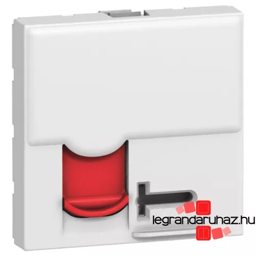 Legrand Program Mosaic RJ45 aljzat Cat.6A STP, reteszelt, Legrand 076599