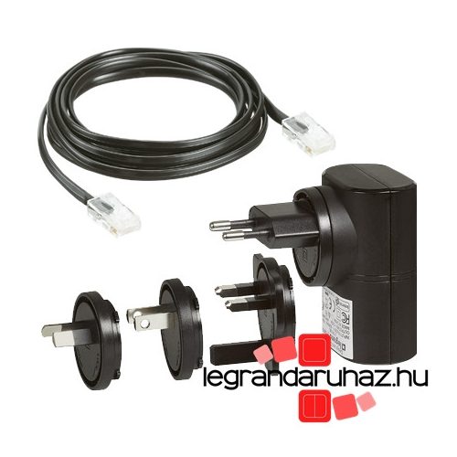 Legrand Vezeték nélküli töltő szett - bútorba süllyeszthető, 15 W, IP 44, alumínium, Legrand  077640L