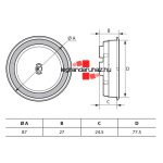 Legrand Vezeték nélküli töltő - bútorba süllyeszthető, 15 W, IP 44, alumínium, Legrand  077641L