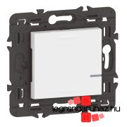   Legrand Program Mosaic with Netatmo okos kapcsoló/dimmer (végrehajtó), nulla vezető nélkül (retrofit), keret nélkül, fehér , Legrand 077701LA