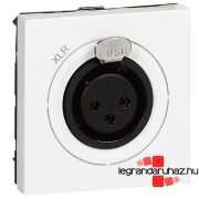   Legrand Program Mosaic Neutrik bemenet, 2m, fehér, Legrand 078755