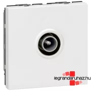   Legrand Program Mosaic TV aljzat végzáró 1,5 dB, 2m, fehér, Legrand 078782
