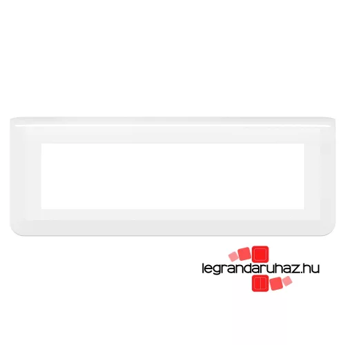 Legrand Program Mosaic keret 1x8 modulos, vízszintes, fehér , Legrand 078818L