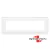 Legrand Program Mosaic keret 1x8 modulos, vízszintes, fehér , Legrand 078818L
