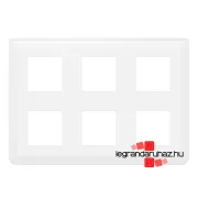   Legrand Program Mosaic keret 2x3x2 modulos, vízszintes, fehér , Legrand 078832L