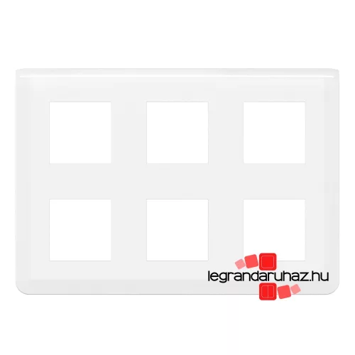 Legrand Program Mosaic keret 2x3x2 modulos, vízszintes, fehér , Legrand 078832L