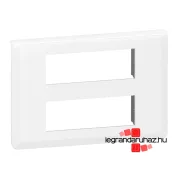  Legrand Program Mosaic keret 2x6 modulos, vízszintes, fehér , Legrand 078836L