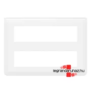   Legrand Program Mosaic keret 2x8 modulos, vízszintes, fehér , Legrand 078837L