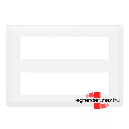 Legrand Program Mosaic keret 2x8 modulos, vízszintes, fehér , Legrand 078837L