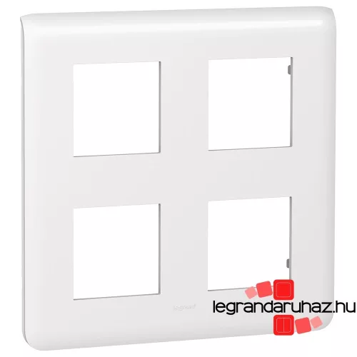 Legrand Program Mosaic keret 2x2x2m, vízszintes, fehér, Legrand 078838