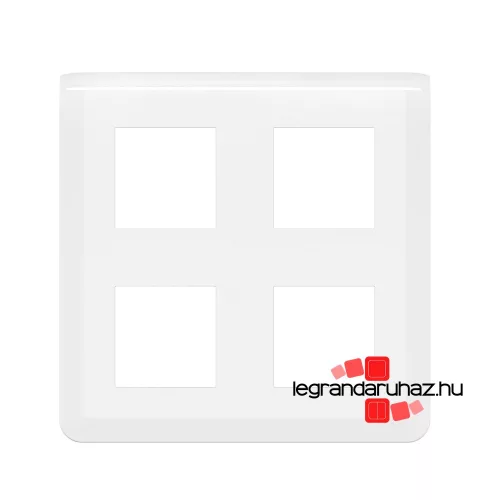 Legrand Program Mosaic keret 2x2x2 modulos, vízszintes, fehér , Legrand 078838L