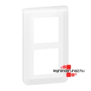   Legrand Program Mosaic keret régi 57 mm-es soroláshoz, 2x2 modulos, függőleges, fehér , Legrand 078854L