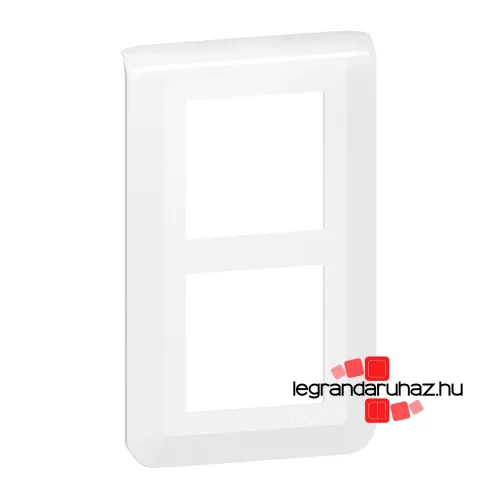 Legrand Program Mosaic keret régi 57 mm-es soroláshoz, 2x2 modulos, függőleges, fehér , Legrand 078854L